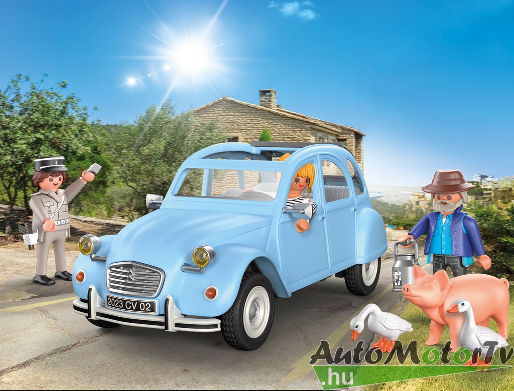 SZÁRNYALJON A FANTÁZIA A PLAYMOBIL ÚJ CITROËN KACSÁJÁVAL