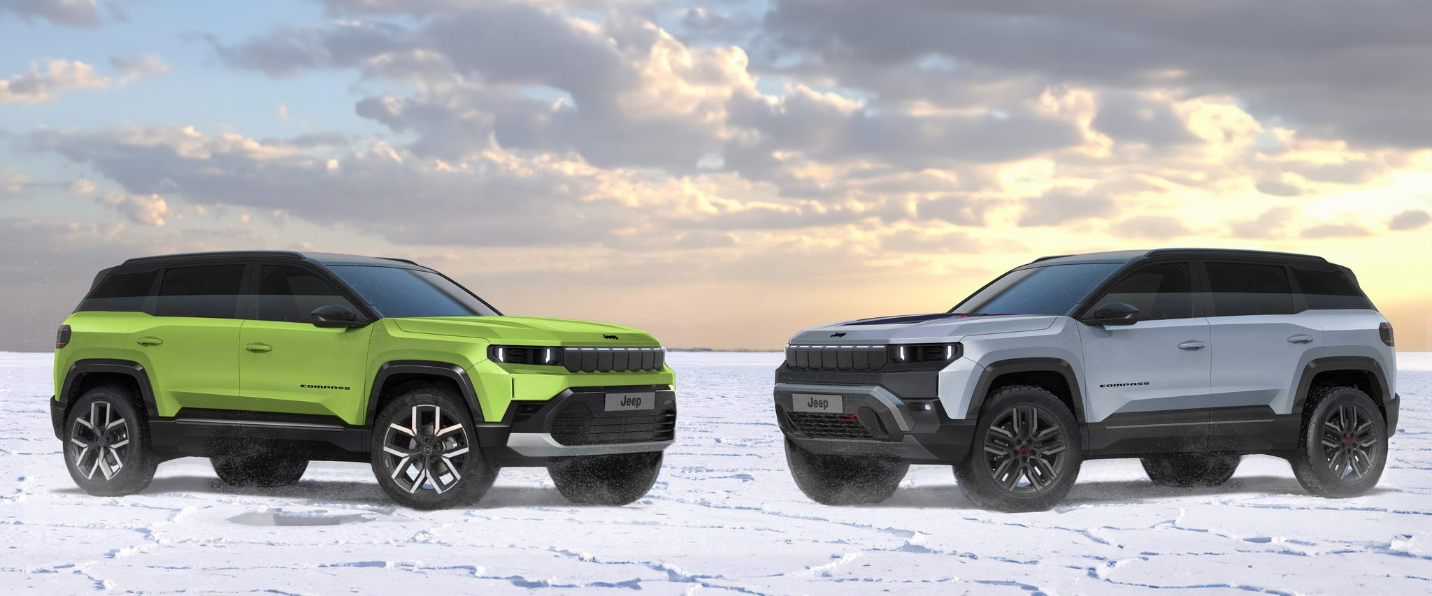 Új Jeep® Compass: a C-SUV, amely újraértelmezi a kalandot jellegzetes formatervezésével, legendás képességeivel, sokoldalúságával és élvonalbeli technológiájával.