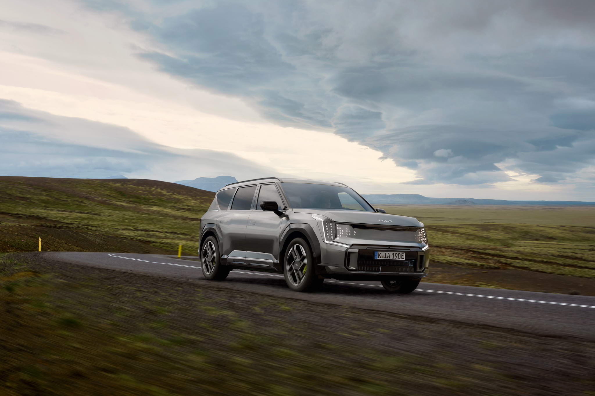 A Kia EV9 GT Olaszországban debütál, erővel és teljesítménnyel